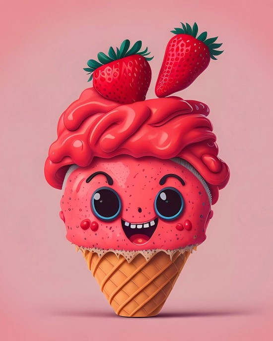 Strawberry Ice Cream